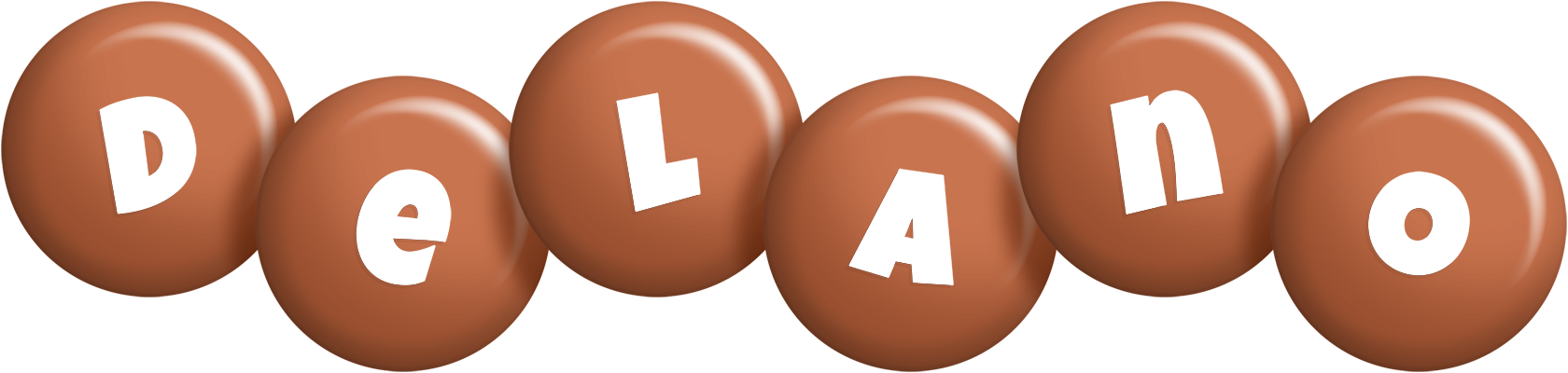 Delano candy-brown logo