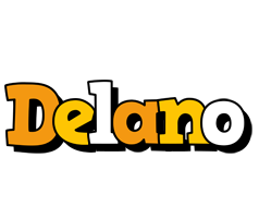 Delano cartoon logo