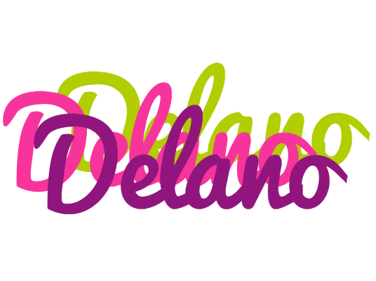 Delano flowers logo