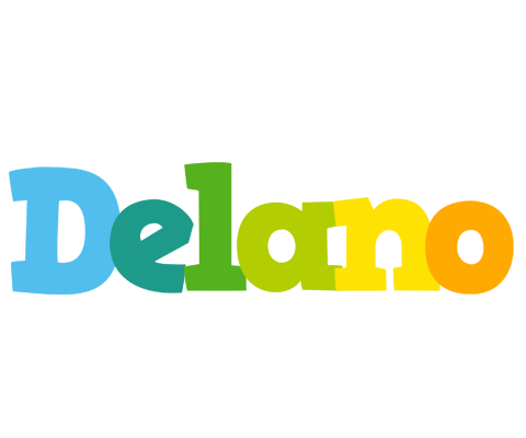 Delano rainbows logo