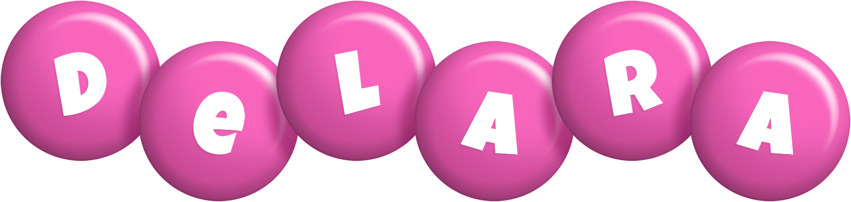 Delara candy-pink logo