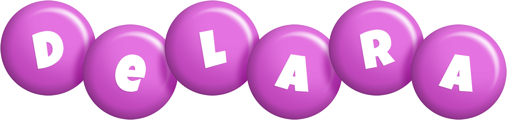 Delara candy-purple logo