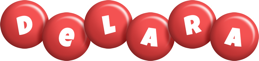 Delara candy-red logo