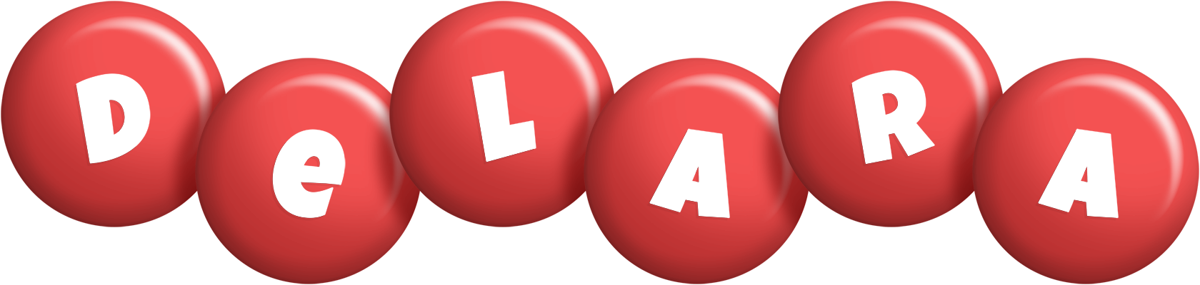 Delara candy-red logo