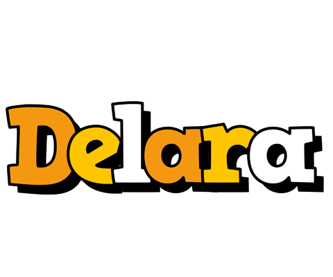 Delara cartoon logo