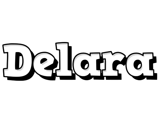 Delara snowing logo