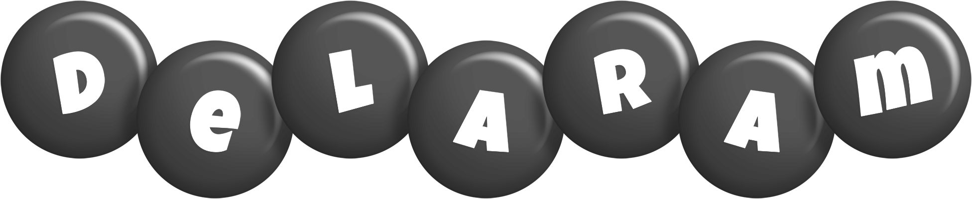 Delaram candy-black logo