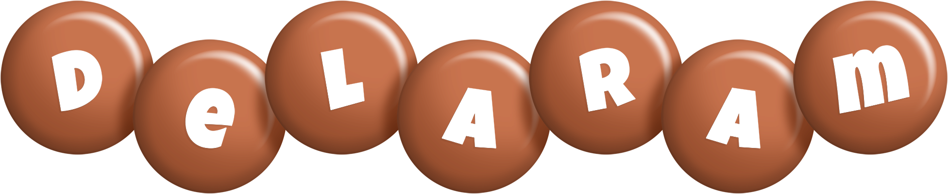 Delaram candy-brown logo