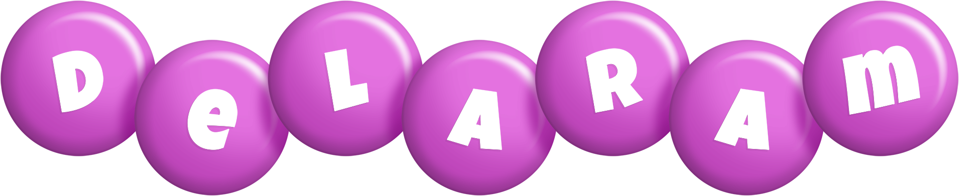 Delaram candy-purple logo