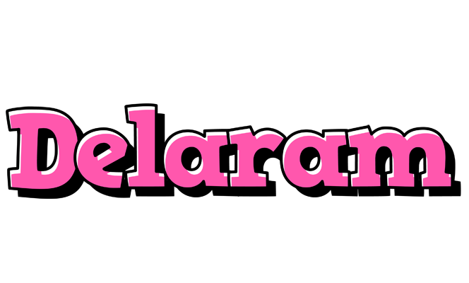 Delaram girlish logo