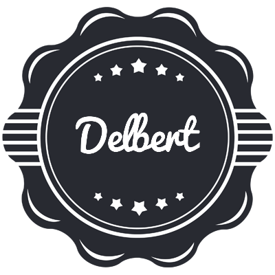 Delbert badge logo
