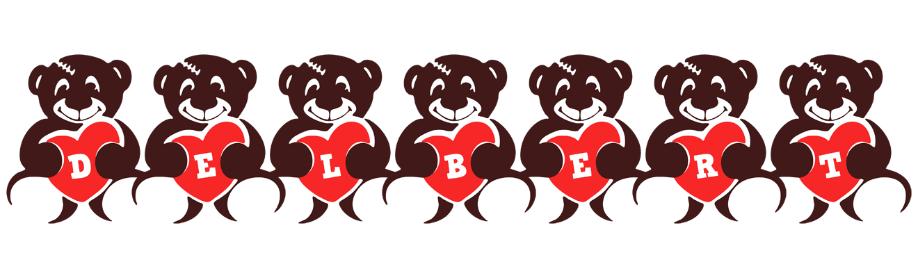 Delbert bear logo