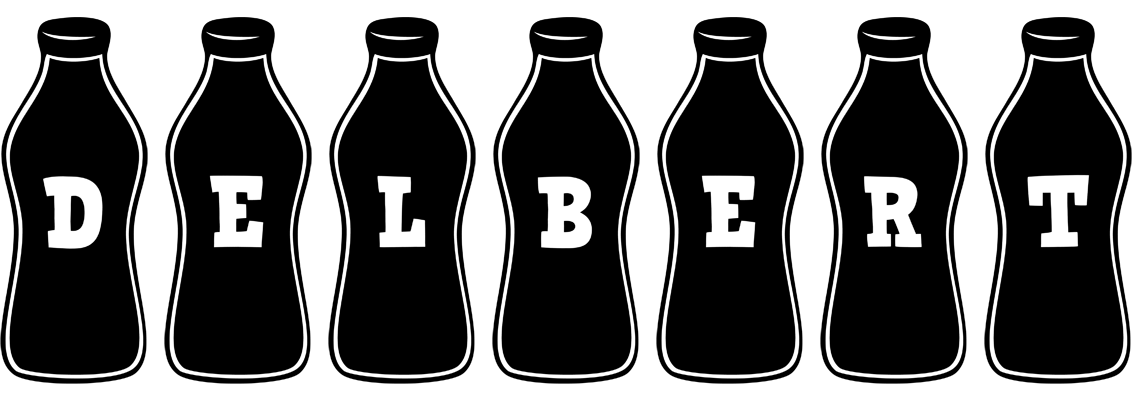 Delbert bottle logo