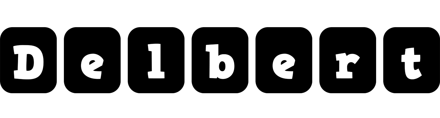 Delbert box logo