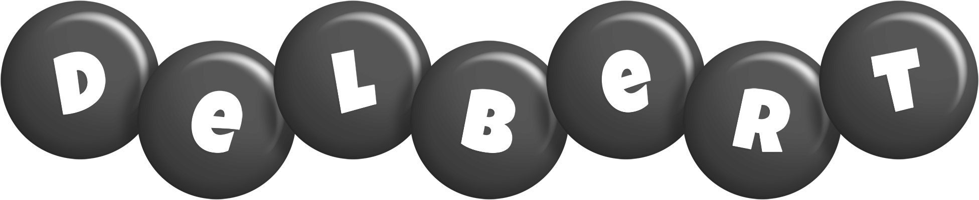 Delbert candy-black logo
