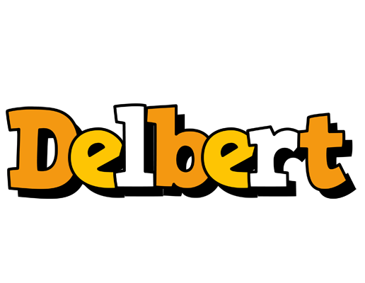 Delbert cartoon logo
