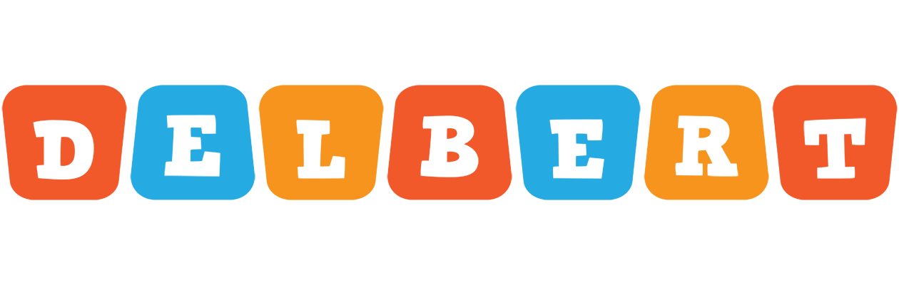 Delbert comics logo