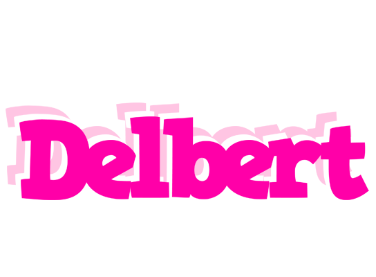 Delbert dancing logo