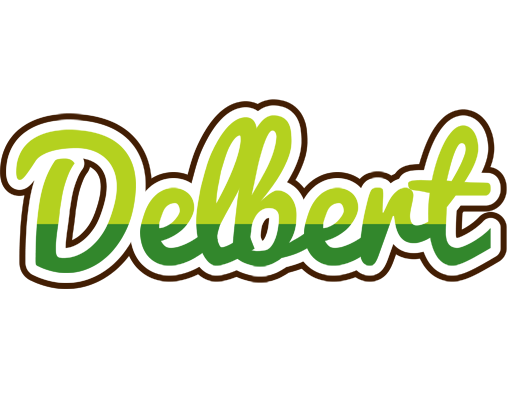 Delbert golfing logo