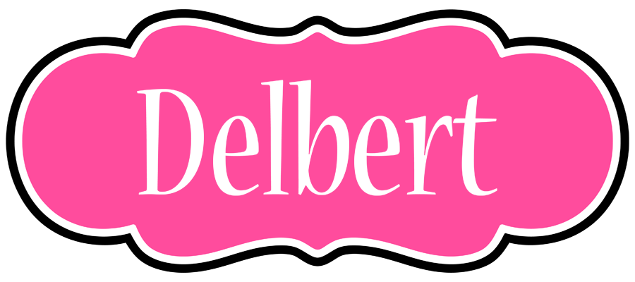 Delbert invitation logo