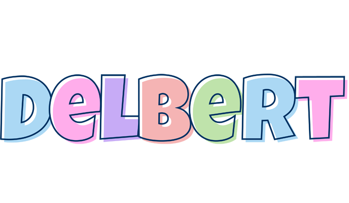 Delbert pastel logo