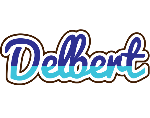Delbert raining logo