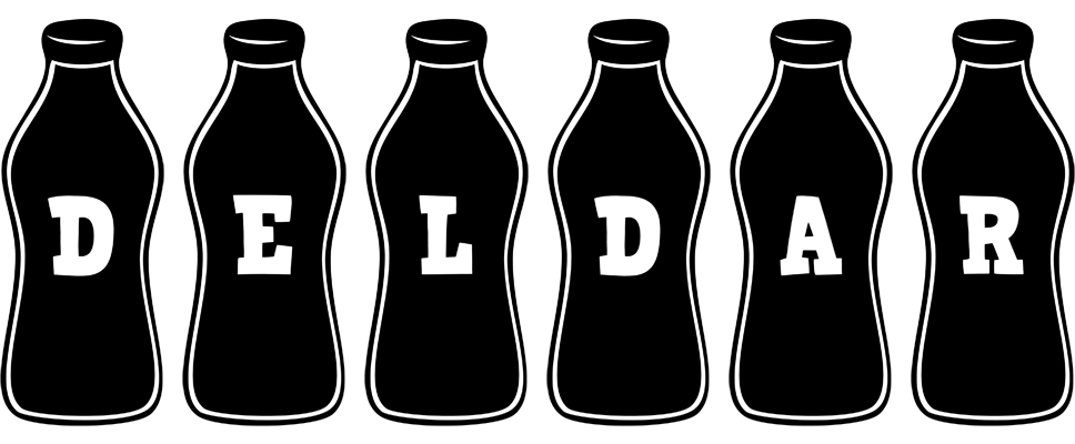 Deldar bottle logo