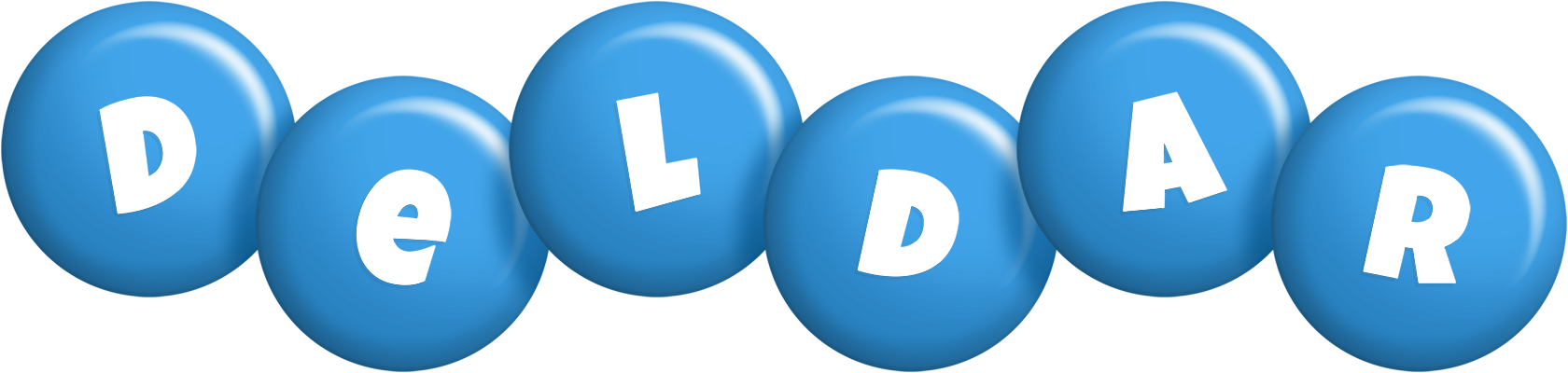 Deldar candy-blue logo