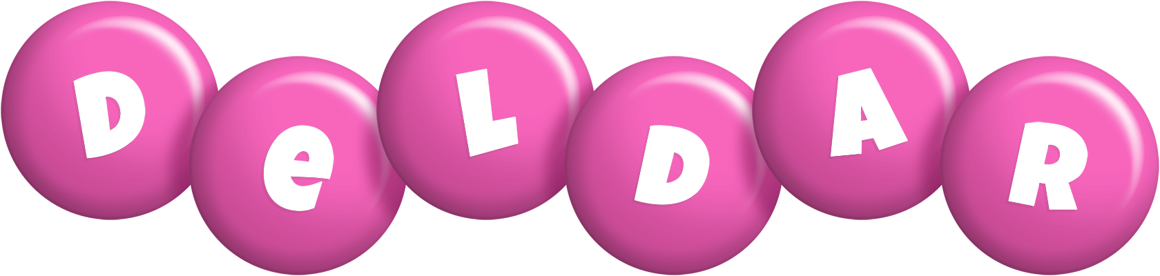 Deldar candy-pink logo