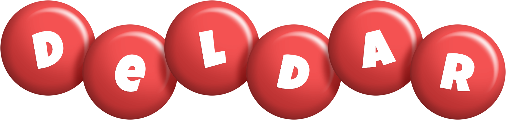 Deldar candy-red logo