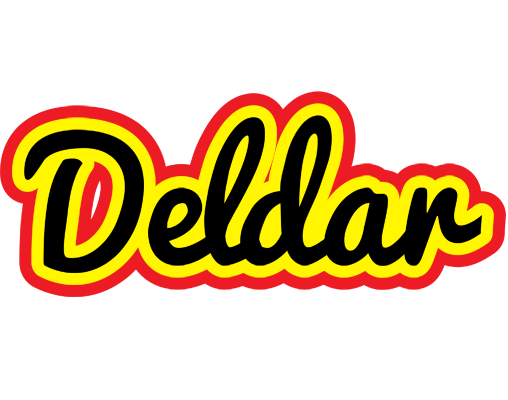 Deldar flaming logo