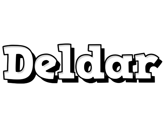Deldar snowing logo