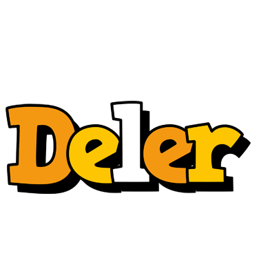 Deler cartoon logo