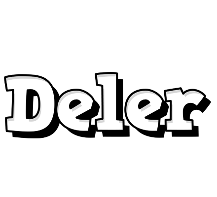 Deler snowing logo