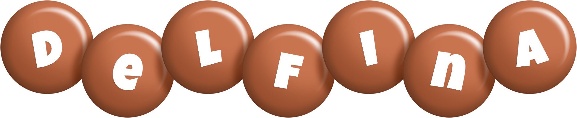 Delfina candy-brown logo