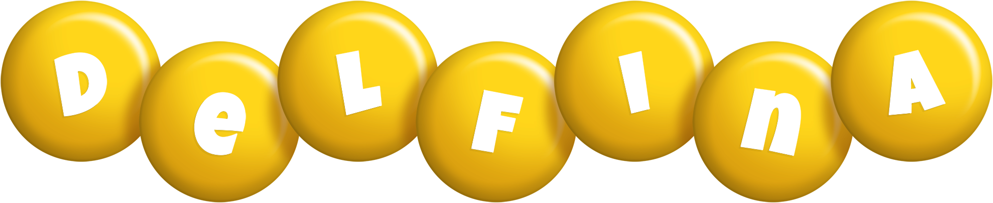 Delfina candy-yellow logo