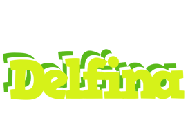 Delfina citrus logo
