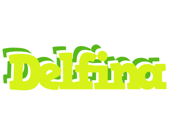 Delfina citrus logo