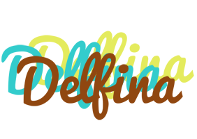 Delfina cupcake logo