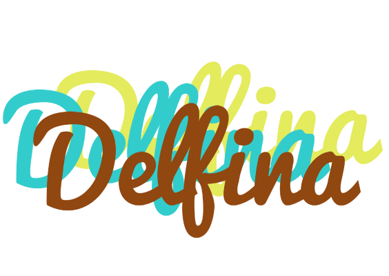 Delfina cupcake logo
