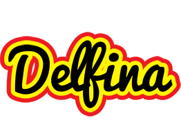 Delfina flaming logo