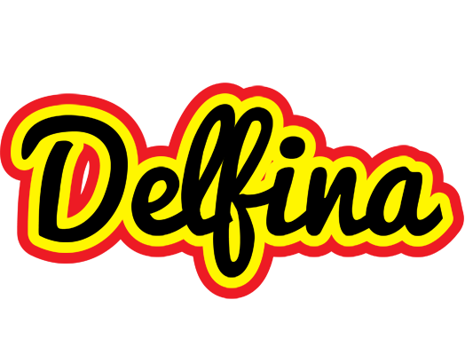 Delfina flaming logo