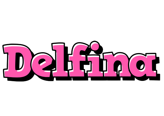 Delfina girlish logo