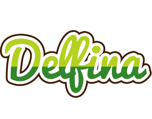 Delfina golfing logo