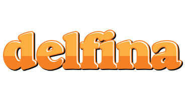 Delfina orange logo