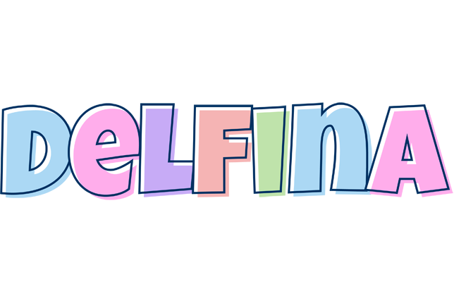 Delfina pastel logo