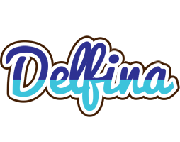Delfina raining logo