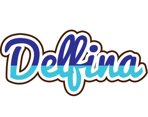 Delfina raining logo
