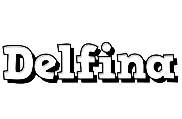 Delfina snowing logo