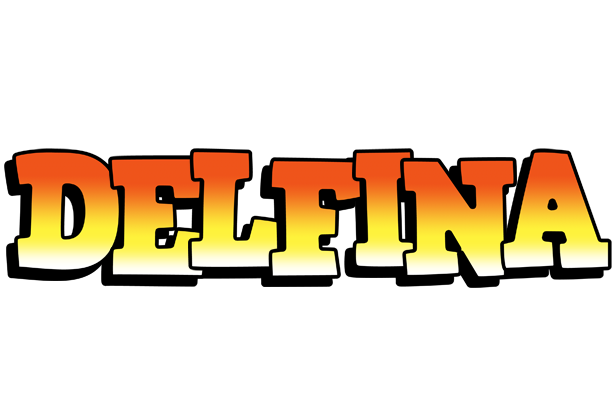Delfina sunset logo